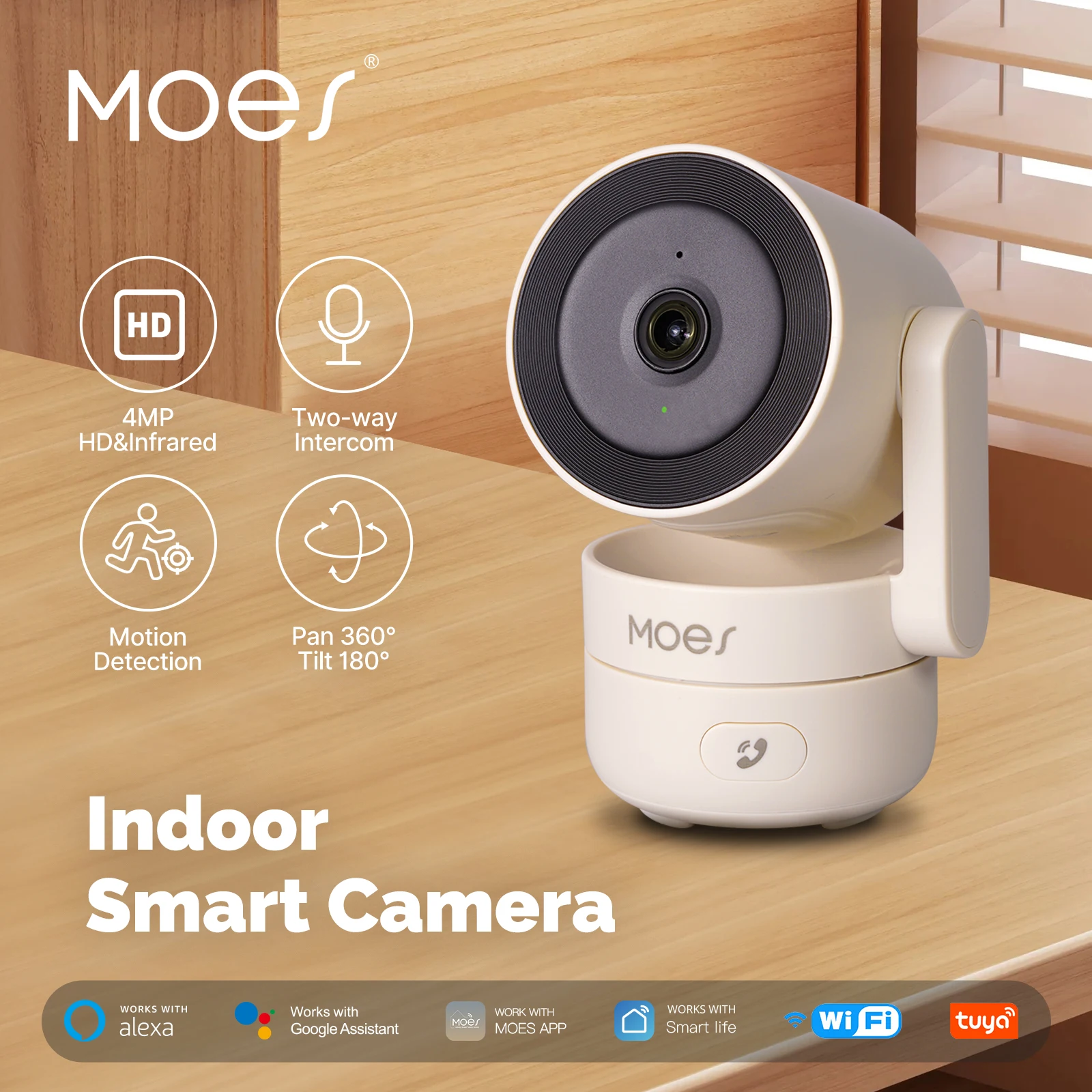 MOESTuya WiFi Indoor Pan/Tilt  - Eufy Camera E220 ulasan dan harga